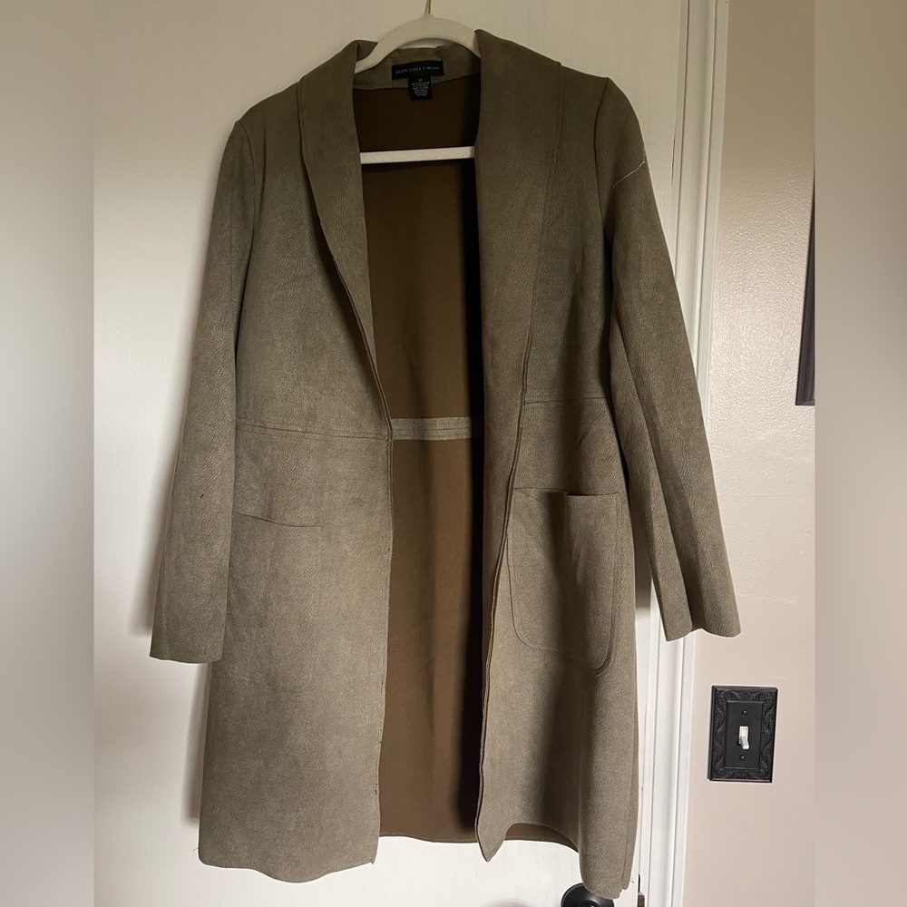 Olive Green Light Fall Jacket - image 1